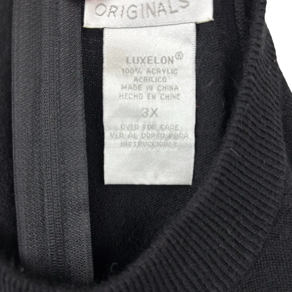 Designers Originals Sweater, Size 3X vintage soft dressy party office vacation - Image 6