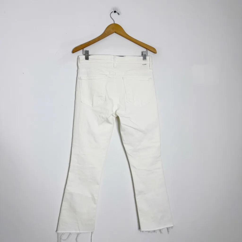 Mother The Inside Crop Step Fray Jeans – Fairest Of Them All – Size 30 - Image 2