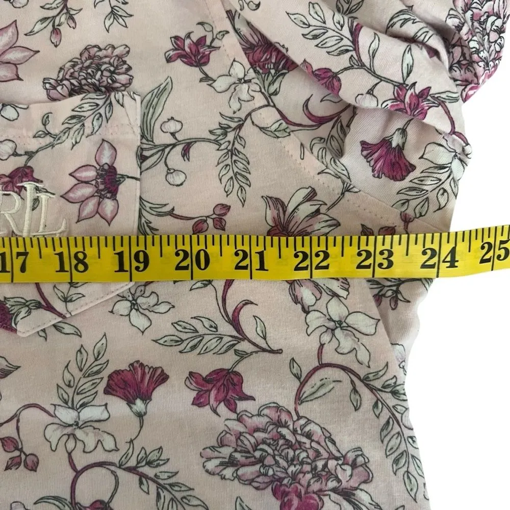 Lauren Ralph Lauren Womens Pajama Set Size XL Floral Leisure Comfort Loungewear - Image 4