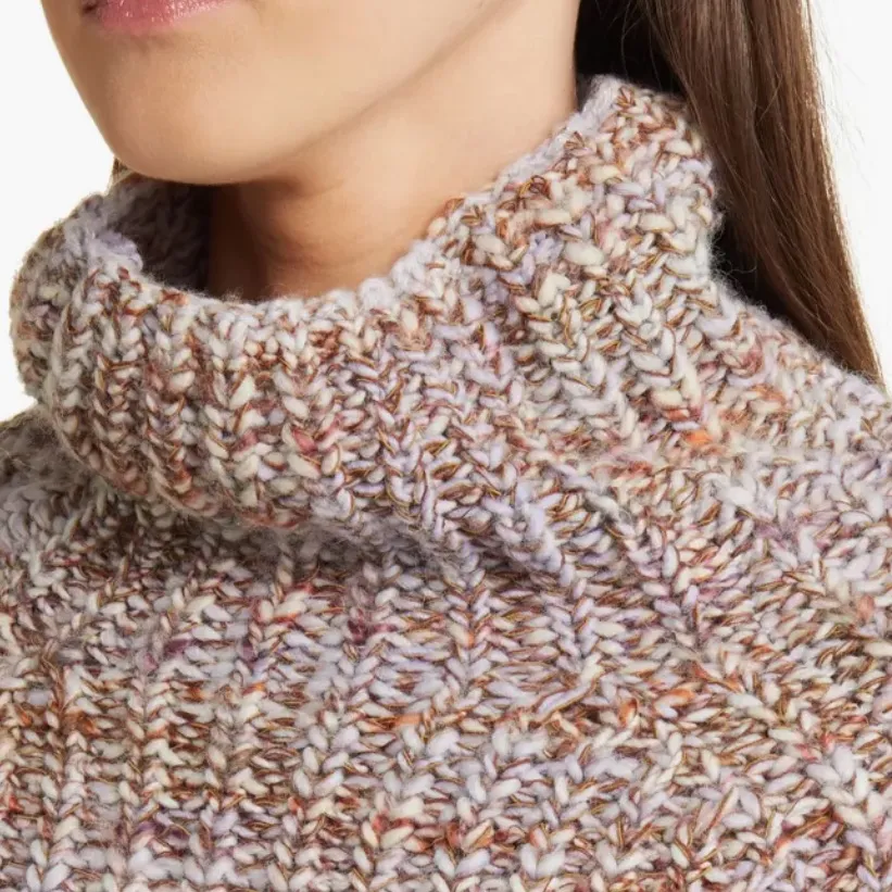 NWOT rag & bone Purple Multi Daphne Turtleneck Sweater - Image 6