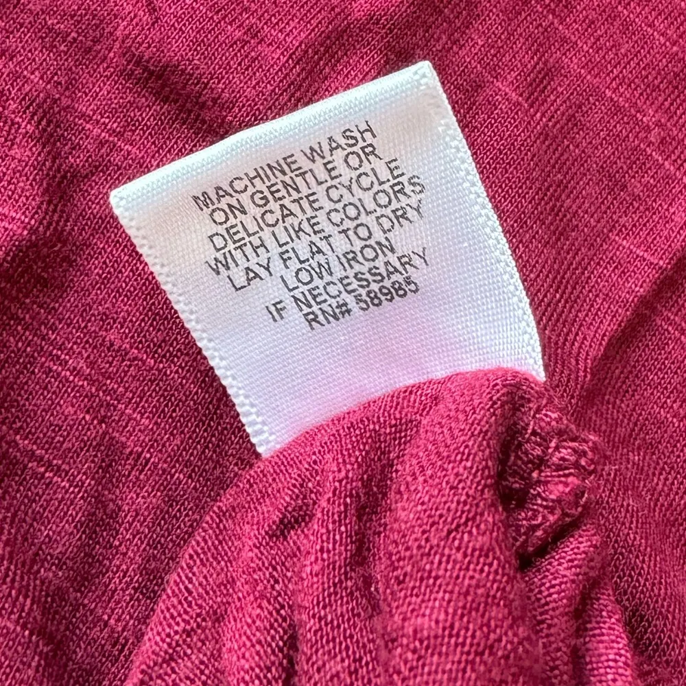 LF Emma & Sam Maroon Long Sleeve Crop Top - Image 5