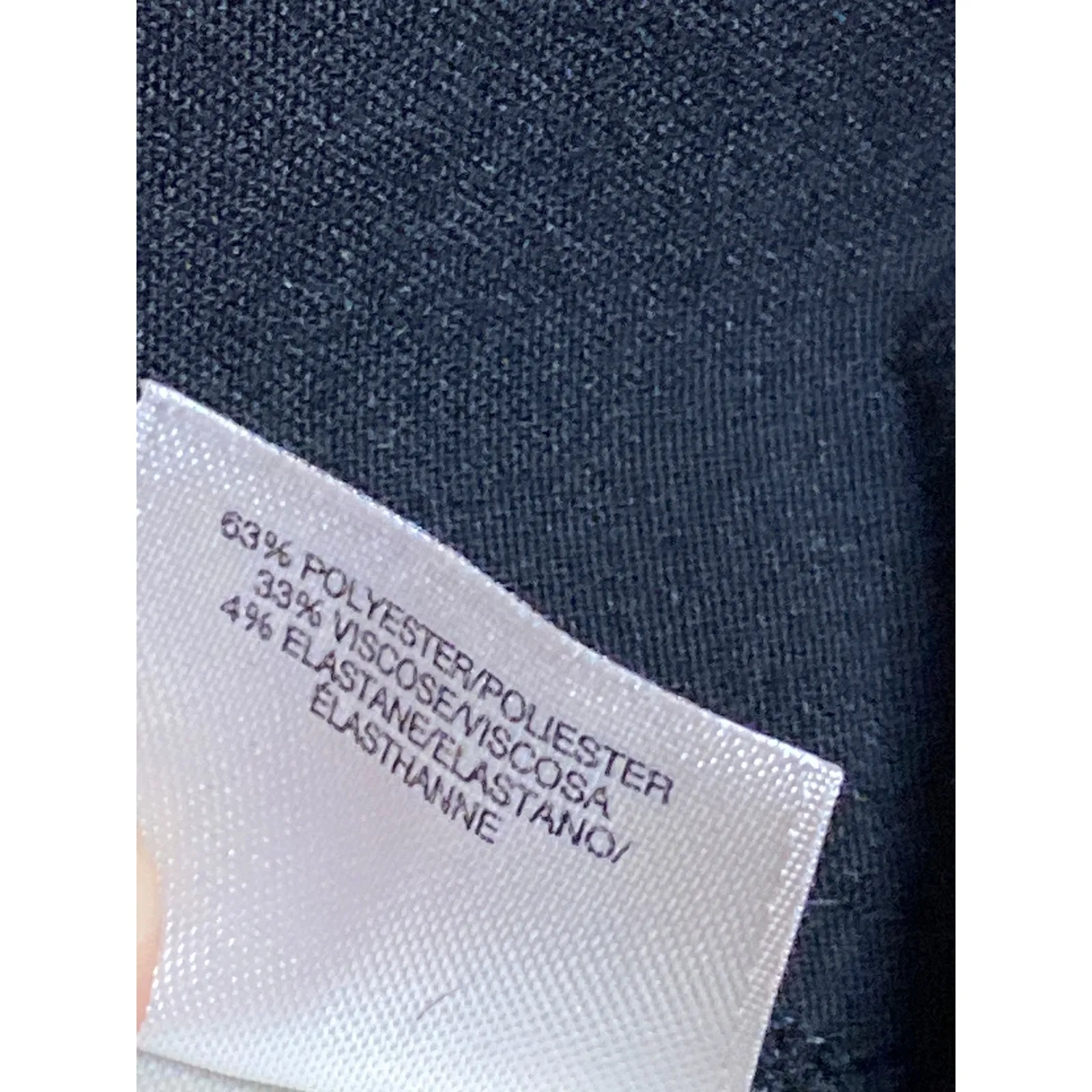 Nine West Women's Black High Waisted Straight Leg Trousers Dress Pants Size XXL - Image 5