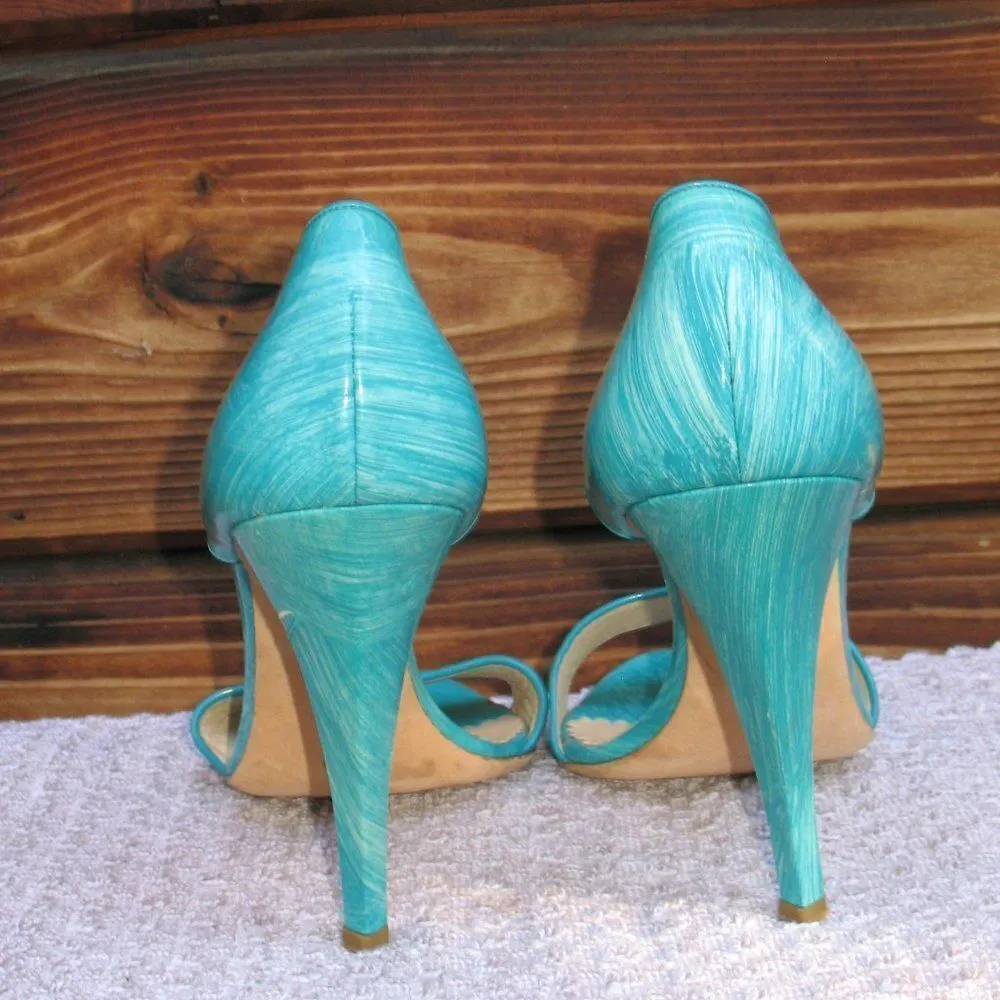 Oscar de La Renta Heels 8.5 9 - Image 4