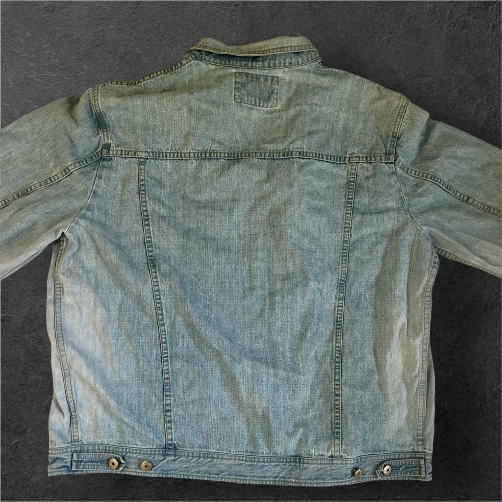 Vintage Marithé François Girbaud Denim Jacket XL Blue - Image 6