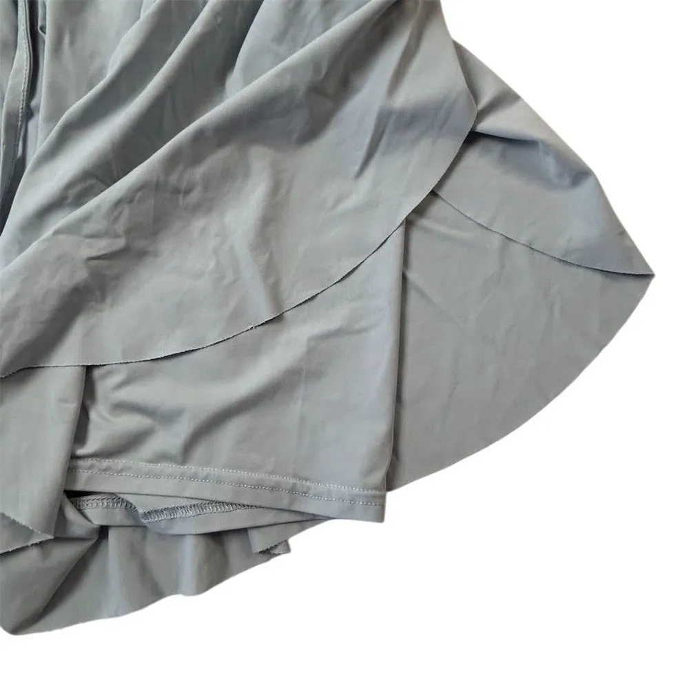 Altar’d State Revival Women's M Blue Gray Flowy Athletic Shorts Butterfly Style - Image 4