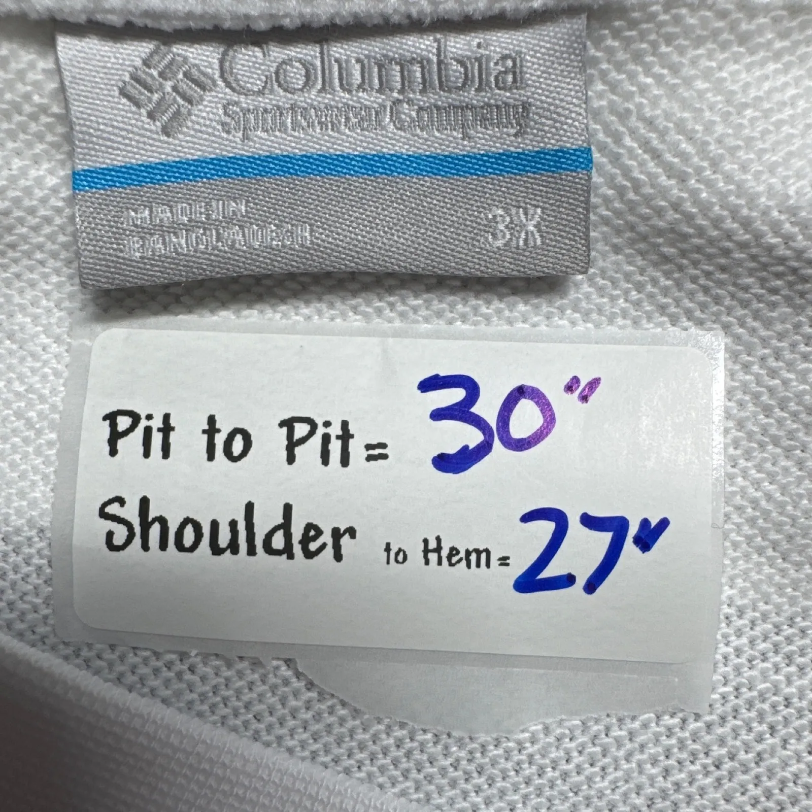 Columbia Graphic Crew Neck Long Sleeve Striped Tee Shirt Womens‎ 3X - Image 2