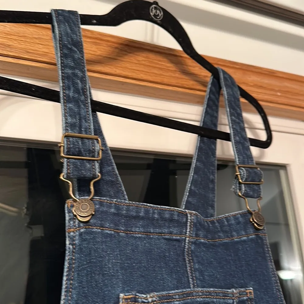 Old Navy Maternity Denim Overalls - Image 4