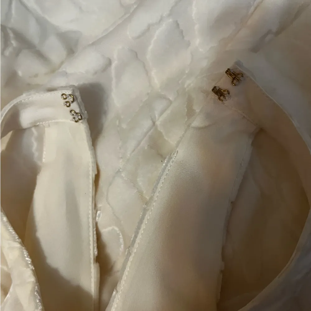 Lily Pulitzer leafy fern velvet burnout Quinn dress in resort white - Image 6