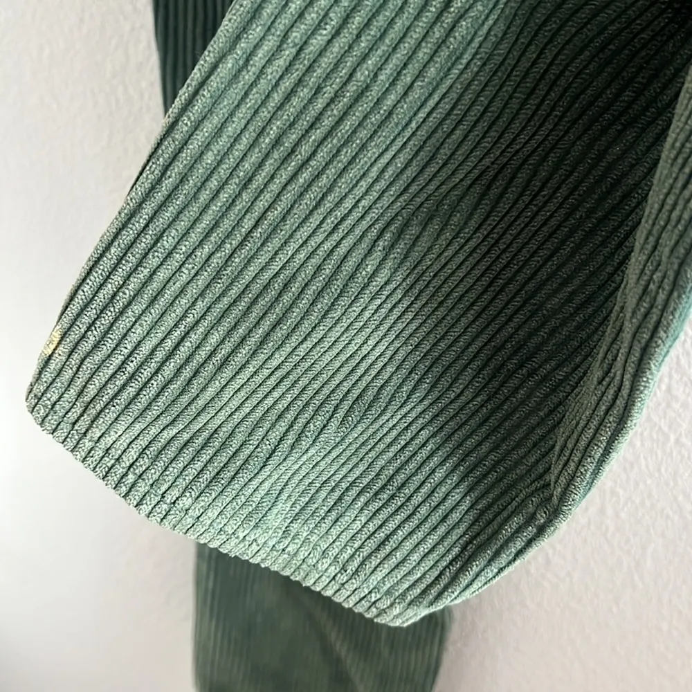 PacSun Mom Jean Green Corduroy Ribbed Pants 28 - Image 9