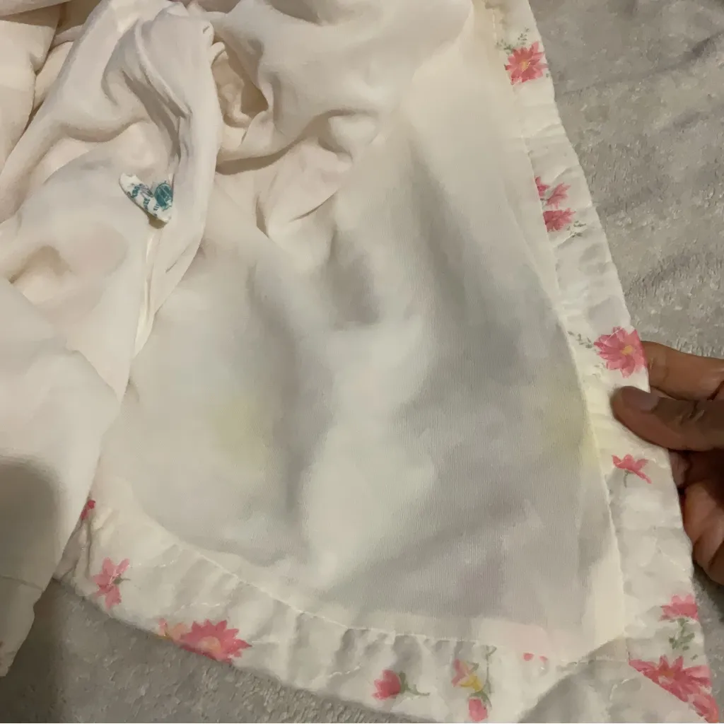 Vintage Saks Fifth Avenue night gown sleep dress L large :Box R: - Image 13