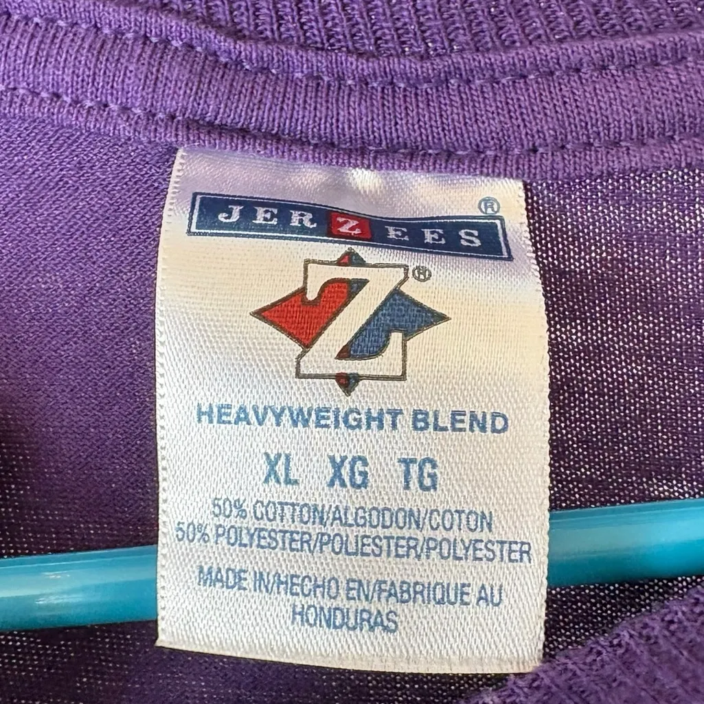 Jerzees Purple Ghost Graphic Tee - Image 3