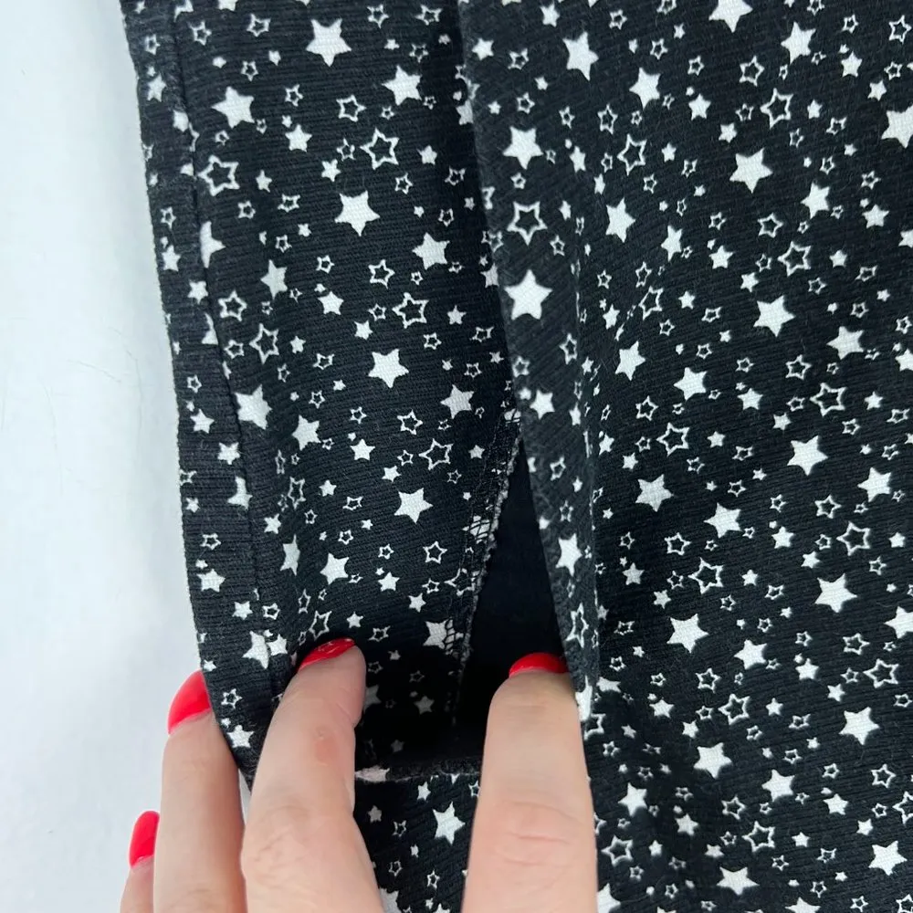 Zara Trafaluc High Rise Star Print Shorts Black Size Small S EUC L1491 - Image 7
