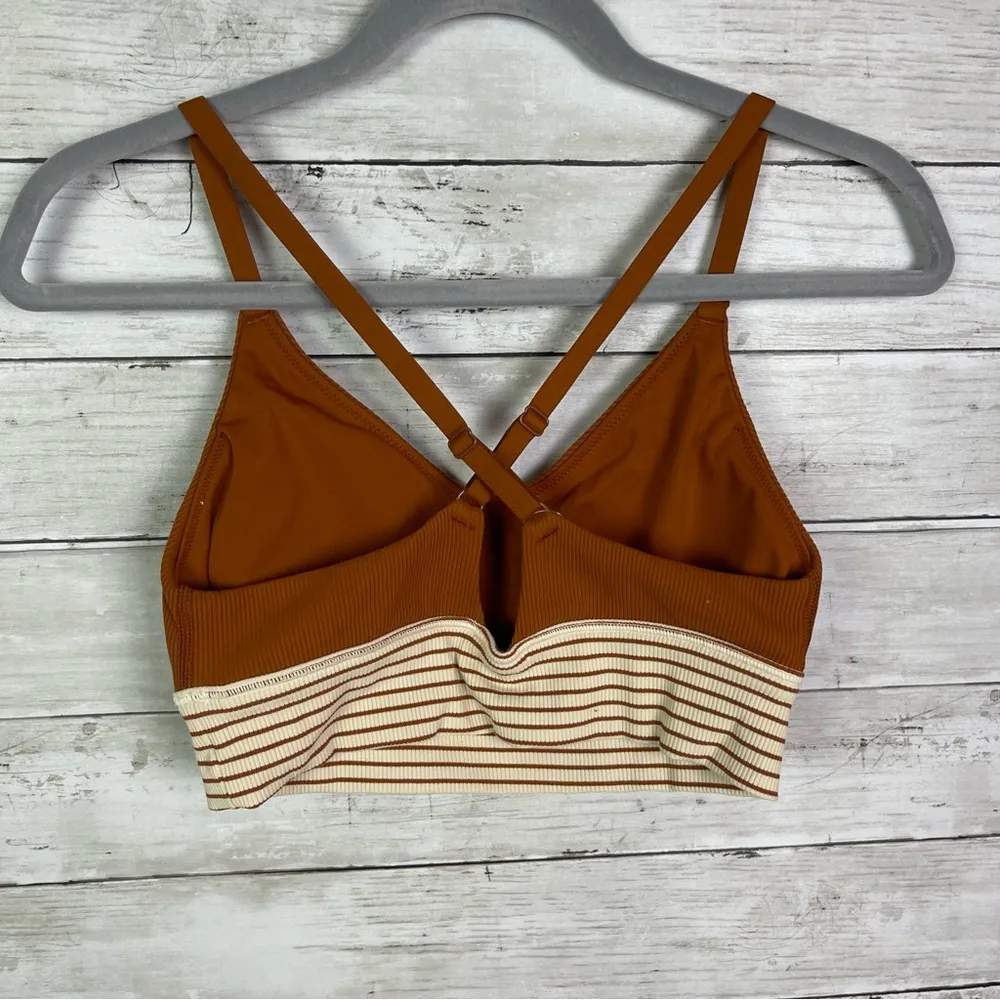 OFFLINE By Aerie Ribbed Scoop Sports Brown Size Xtra Small - Image 4