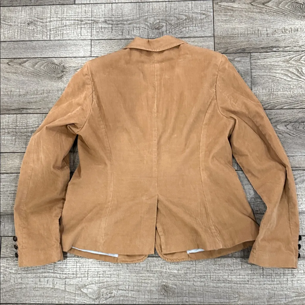 LONDONJEAN Fully Lined Tan Blazer/Jacket for Women Size 14 - Image 8