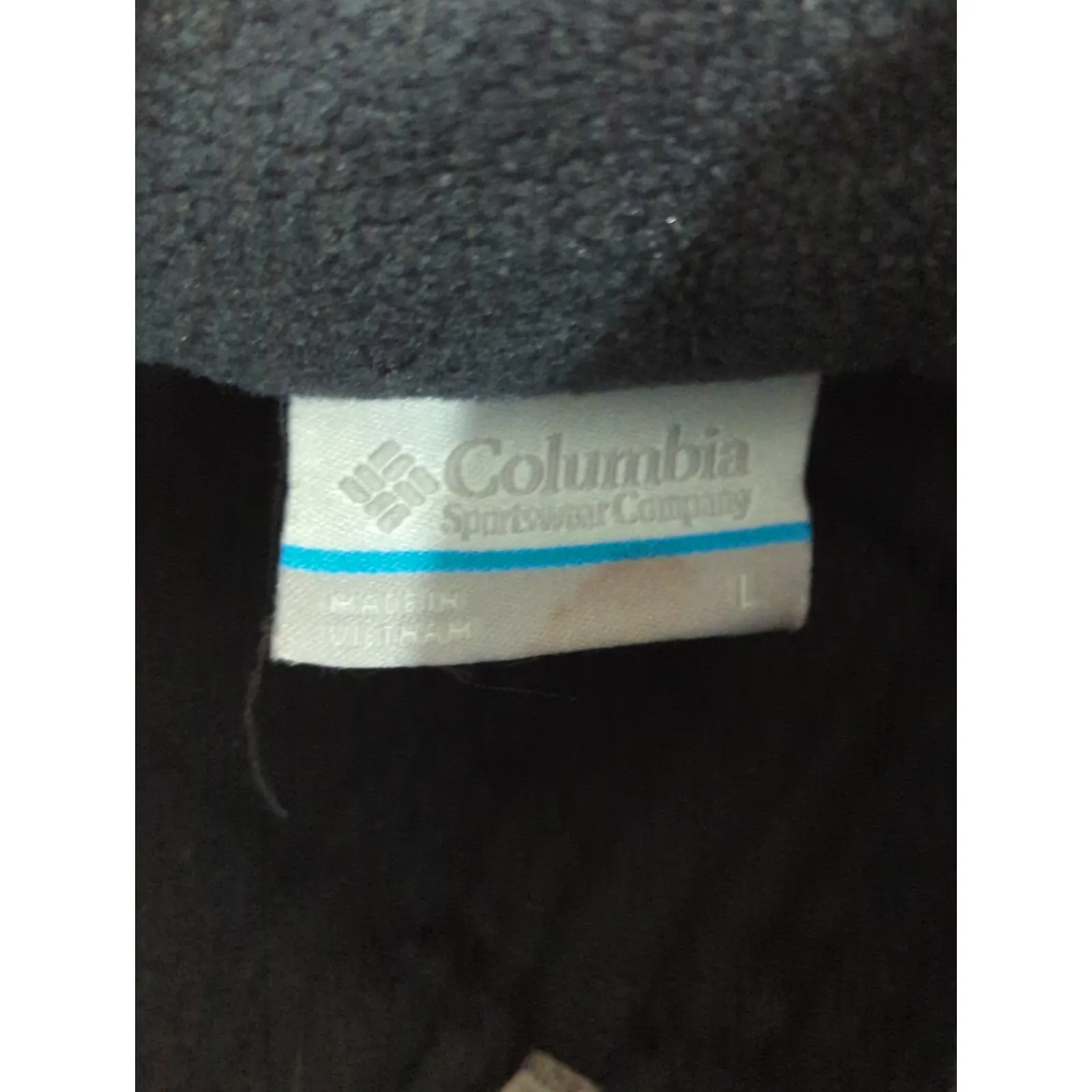 Columbia Benton Springs Full Zip Fleece Black Jacket Women's L Breathable Warm - Image 9