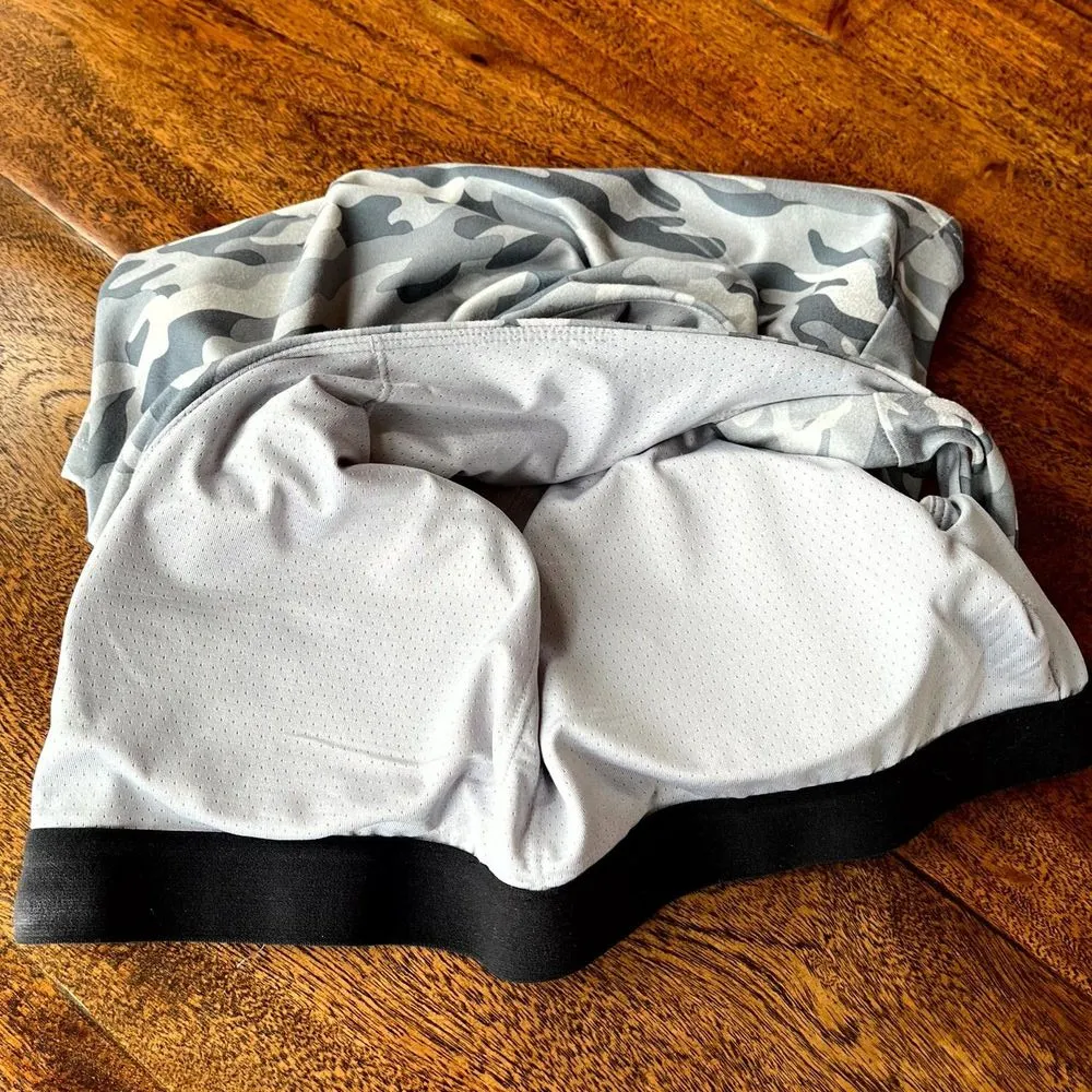 Kyodan Sports Bra Women's‎ XL Multicolor Camouflage Stretch Mesh Lined Racerback - Image 5