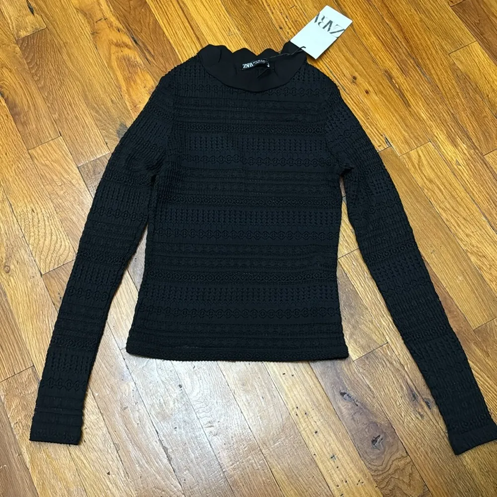 ZARA  see through body con long sleeve - Image 3