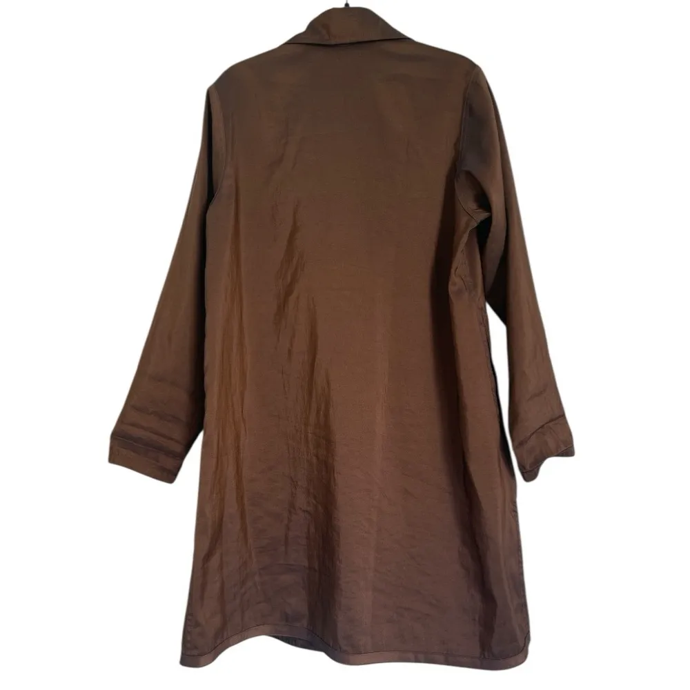 Mycra PAC Brown And Black Leopard Print Reversible Rain Coat Size undefined - Image 4