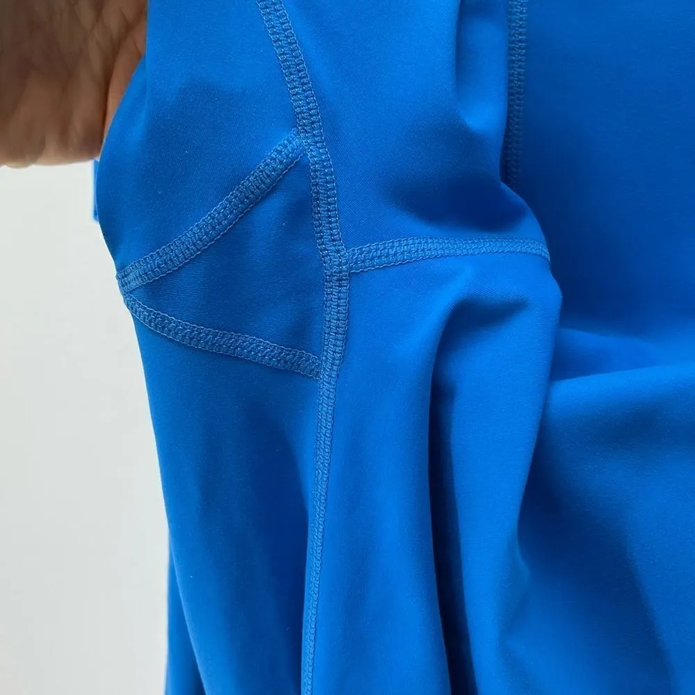 ECHT  High Rise Seamless Range V3 Crop Leggings (Blue Horizon) - Large - Image 9