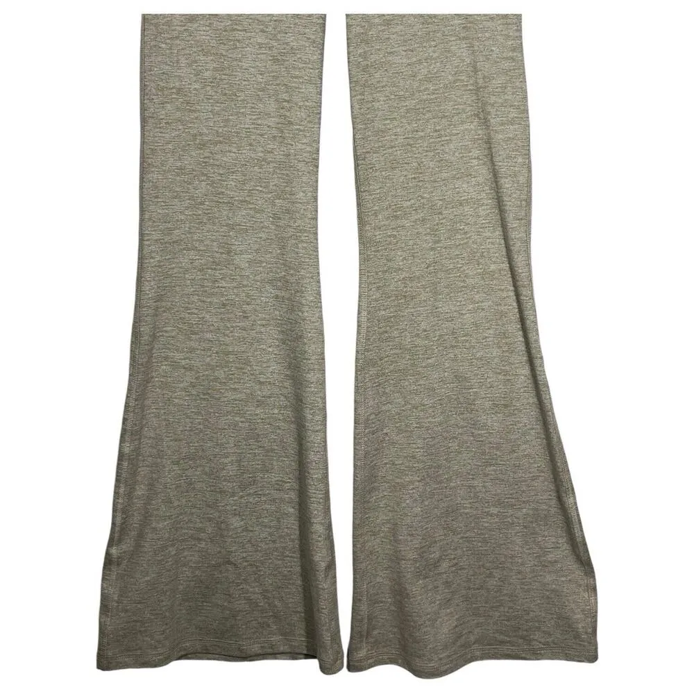 Livi Pants Womens 10 12 Lane Bryant Flare Leg Pull On Side Leggings Pockets Tan - Image 4