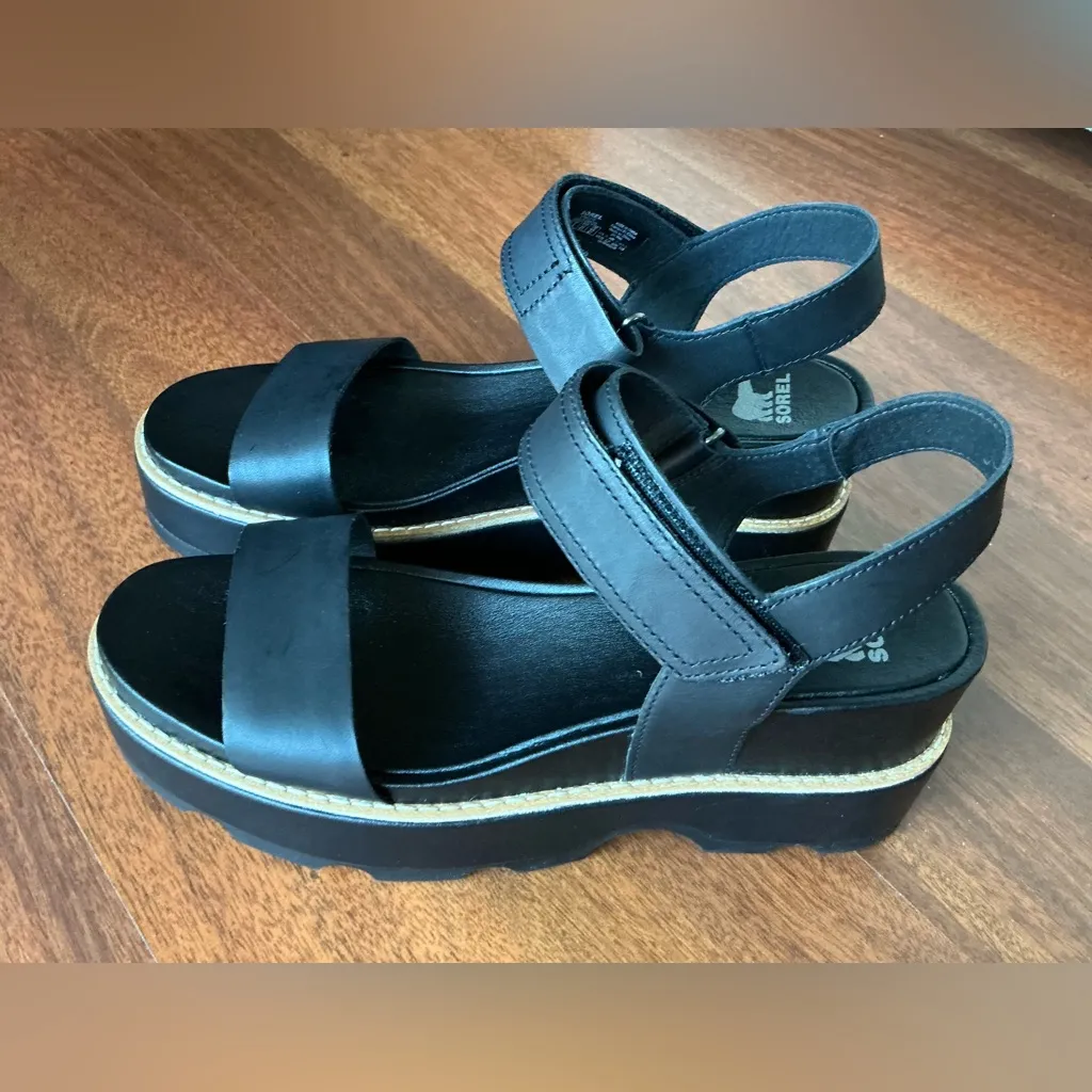 SOREL Joanie IV Wedge Sandals 🖤🖤 - Image 8