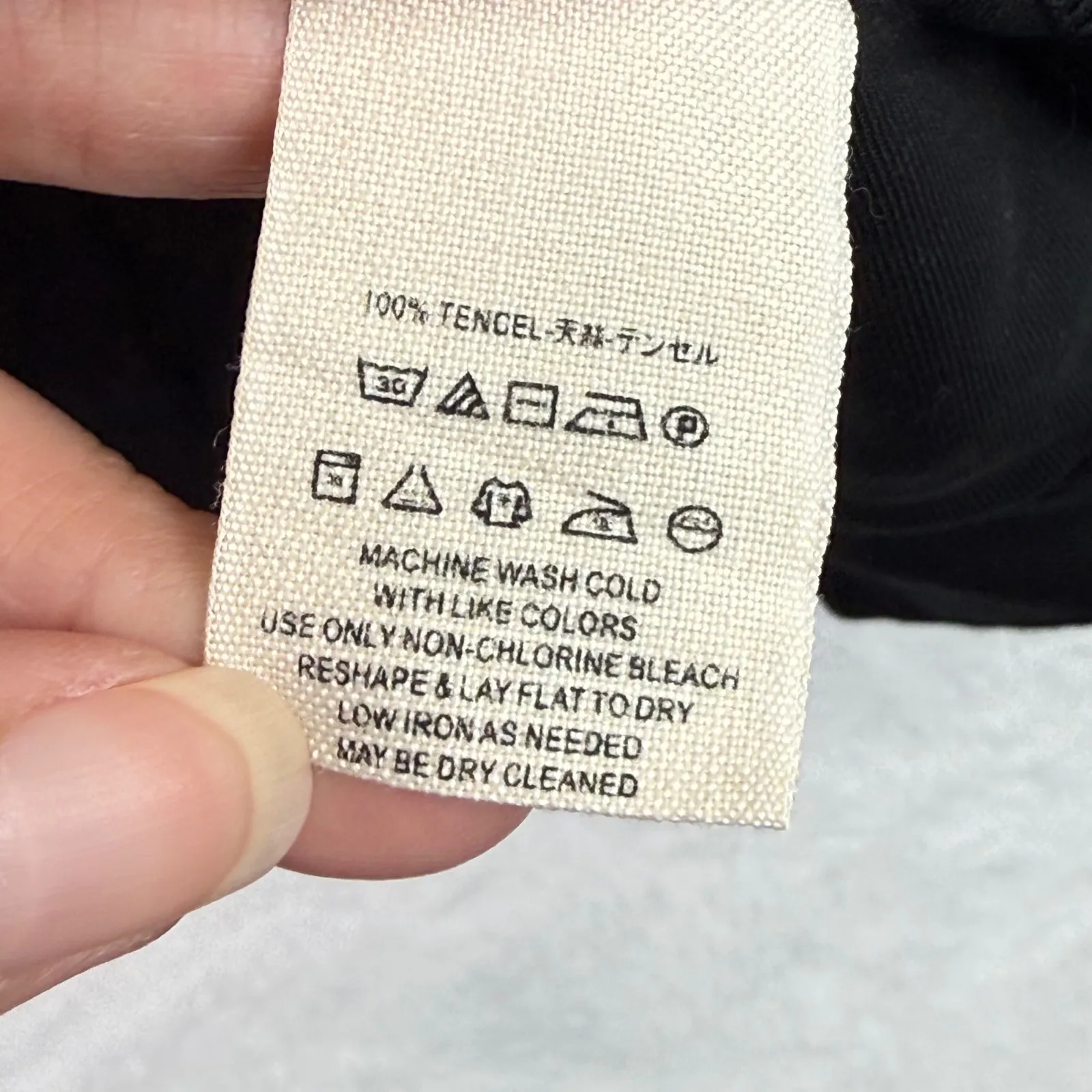 Free People Desert Daylight Utility wrap‎ mini dress Black Tencel Size M no belt - Image 6