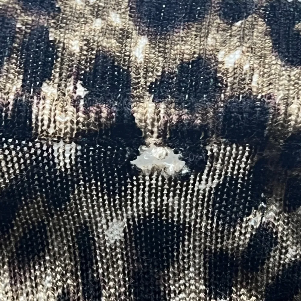 Rebecca Malone Women’s Plus Size Animal Print Crewneck Sweater Sz 1X - Image 9