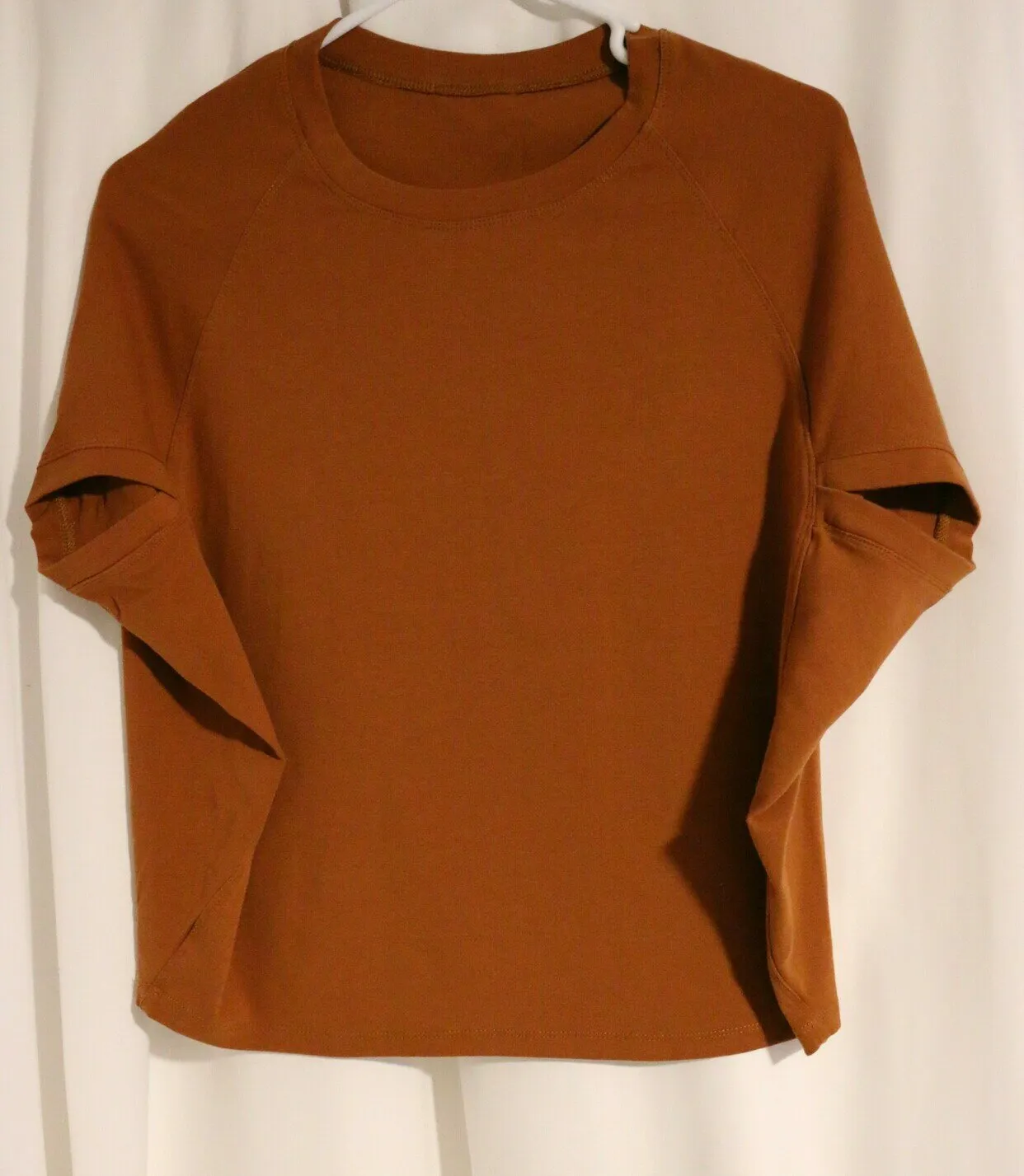 Brown Batwing Tee Cocoon T Shirt xs small Size XS petite - Image 3