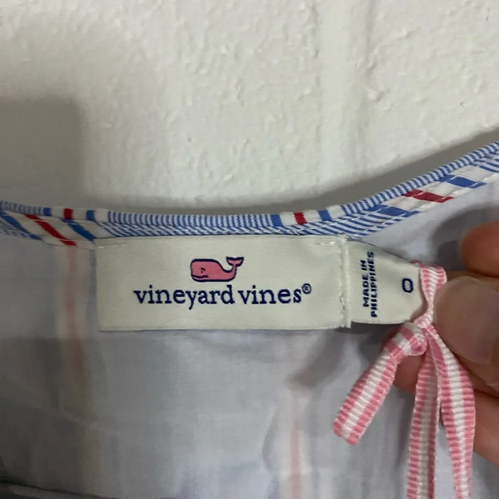 Blue Striped Sleeveless Dress vineyard vines 0 NWT - Image 3