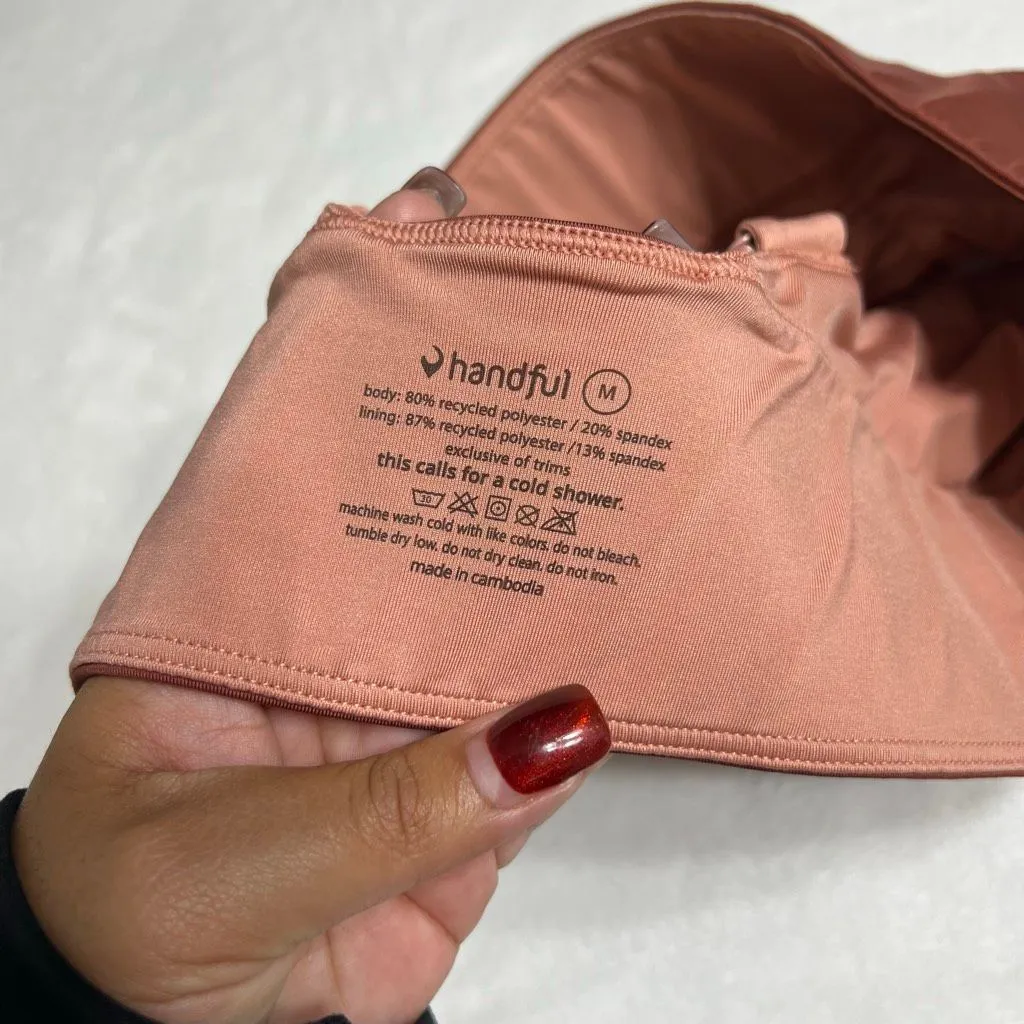 Handful Colorblock Game Time Sports Bra Medium - Image 4