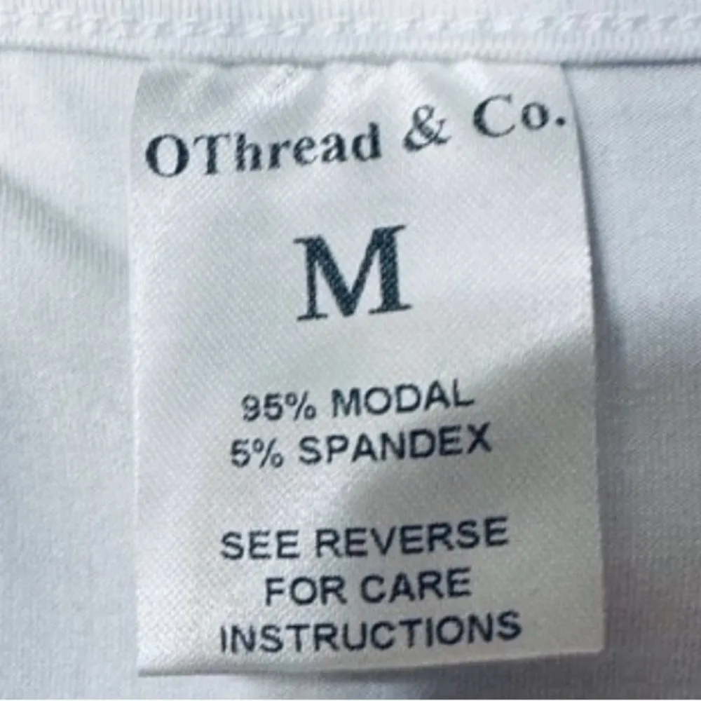 O Thread & Co. White Long Sleeve Workout Top Sz M Size M - Image 2