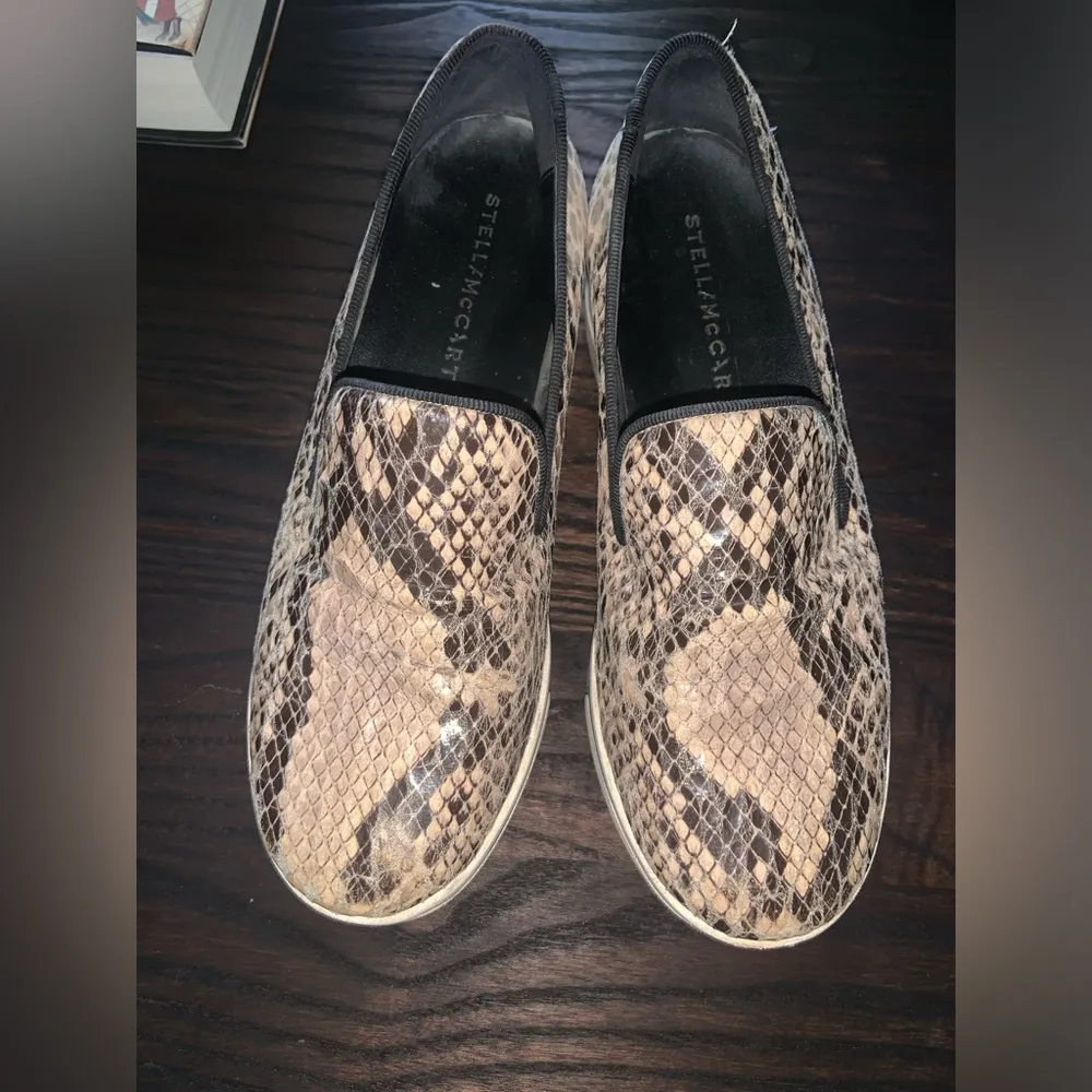 Stella McCartney binx vegan snakeskin platform slip ons size 5 - Image 4