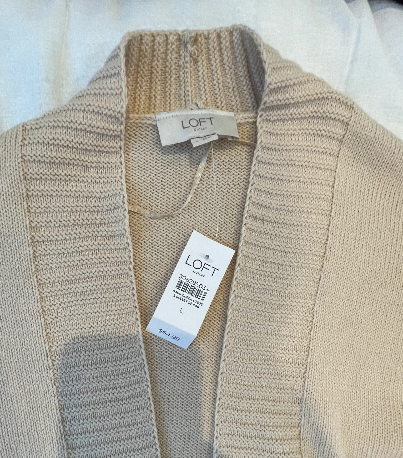 Loft Nude Sweater - Image 2