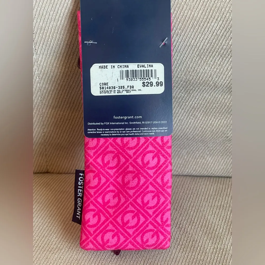 Foster Grant Readers Glasses +3.25 with reading glasses case NEW - Image 5