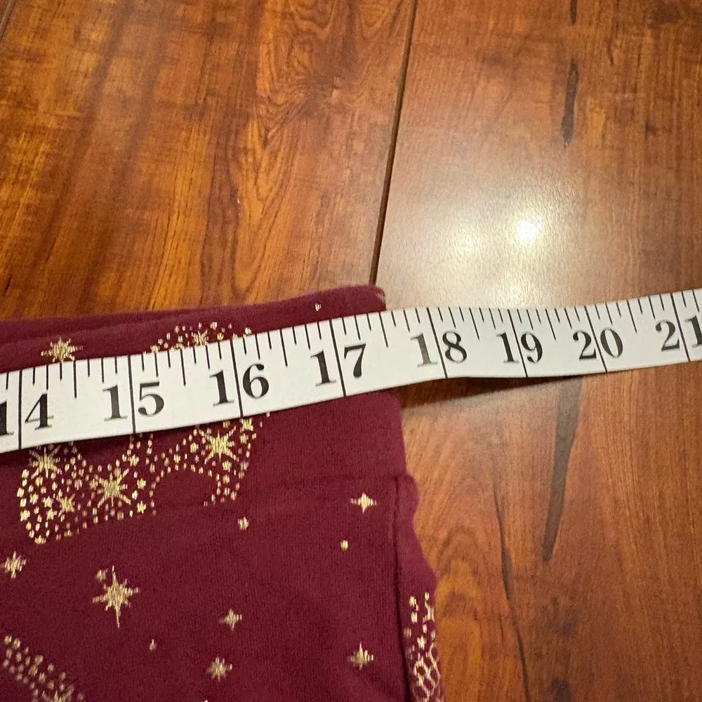 Torrid Gold Foil Star Sugar Skull Zinfandel Crop Leggings size 2x - Image 13