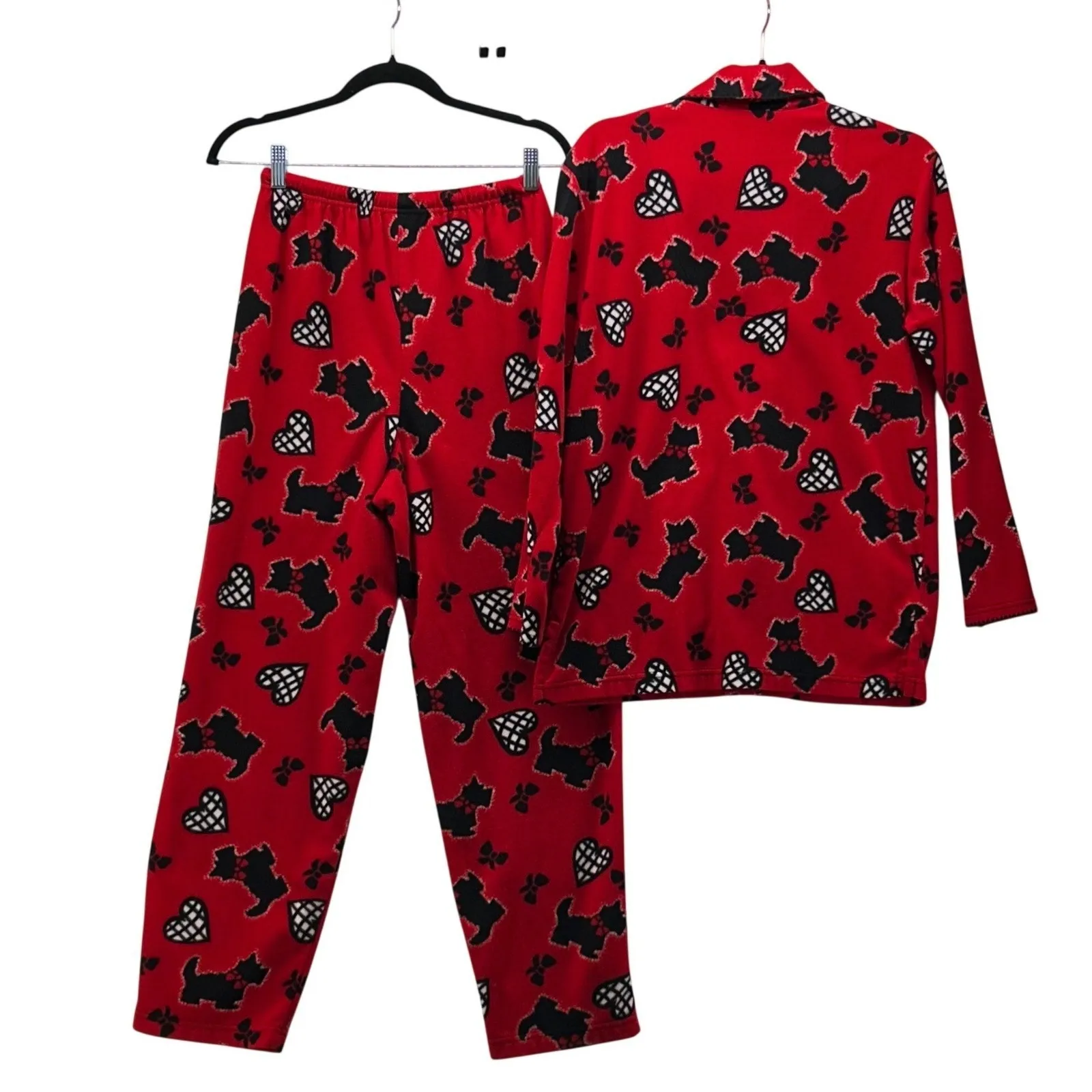 Kathy Ireland Pajama Set Red Small - Image 2