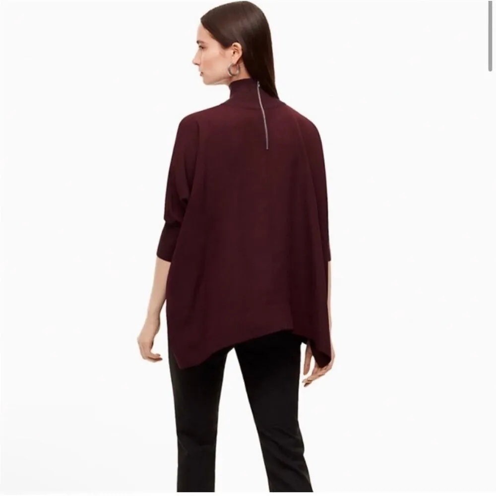 Babaton Aritzia Hamish Mock Neck Oversized Sweater Blouse size XS - Image 2