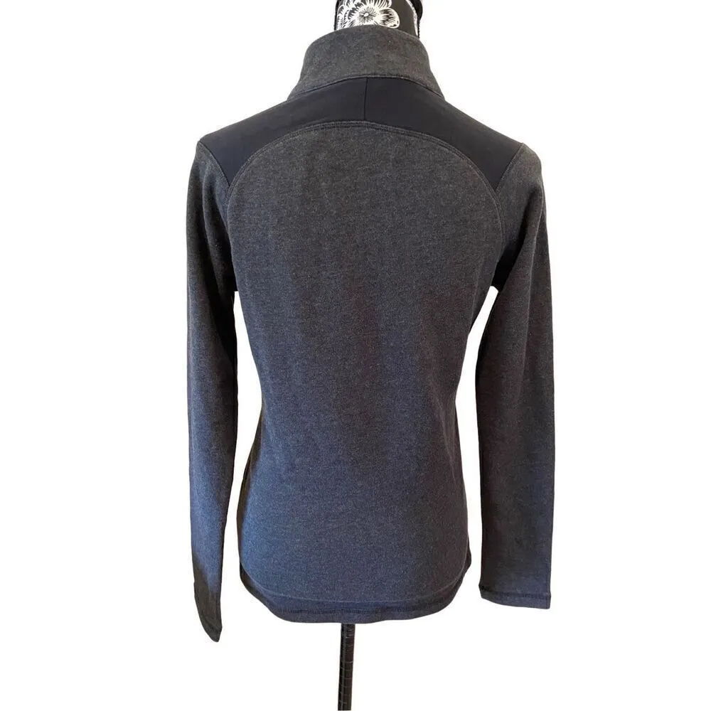 Adidas Quarter Zip Pullover Sweatshirt Long Sleeve T Shirt Lightweight Sporty At - Image 2