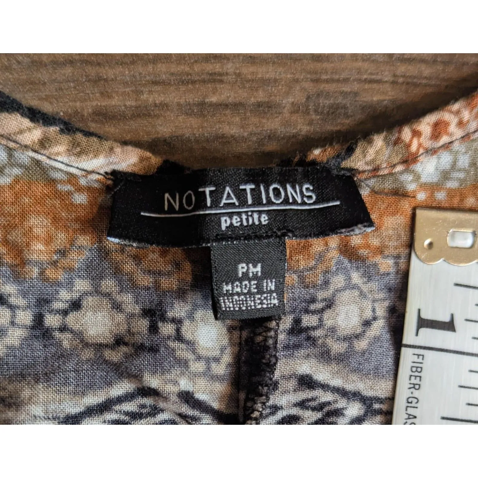 Notations Petite PM Tribal Ikat Print Sleeveless Maxi Dress - Image 2