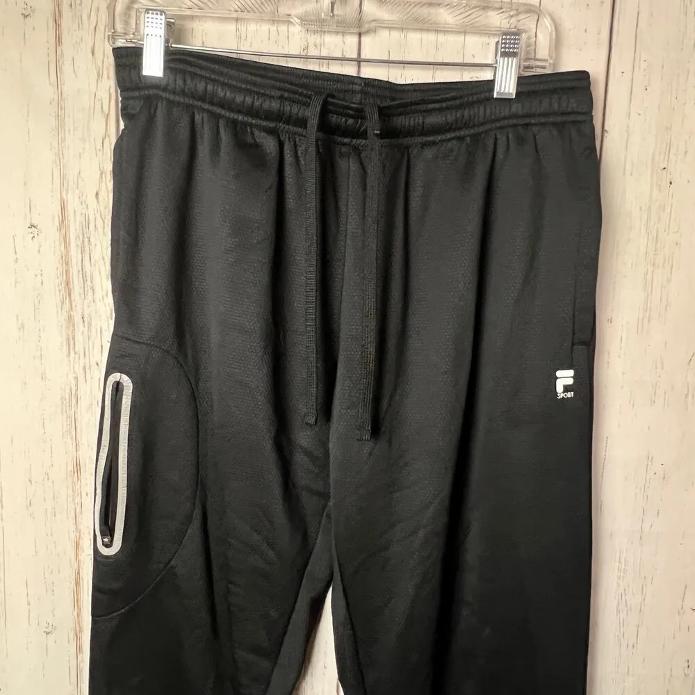 FILA Sport Women's Athletic Sport Side Pocket Zipper Warm Up Pants Sz M - Image 5
