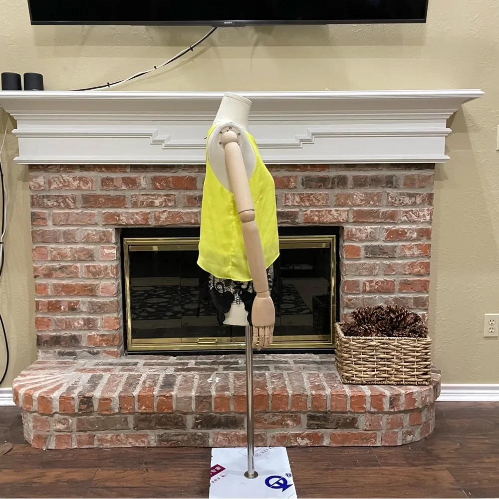 Hommage Los Angeles yellow tank with black lace / S / Excellent condition - Image 7