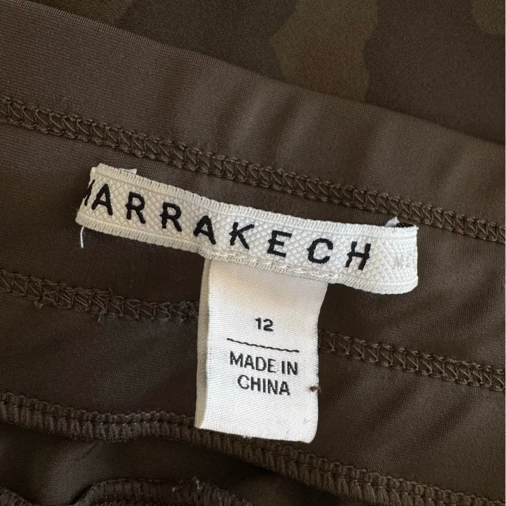 Anthropologie Marrakech Camo Joggers Pants Size 12 - Image 7