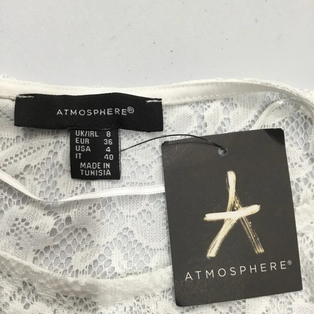 Sheer Ivory Lace Top by Atmosphere NEW! - Image 5