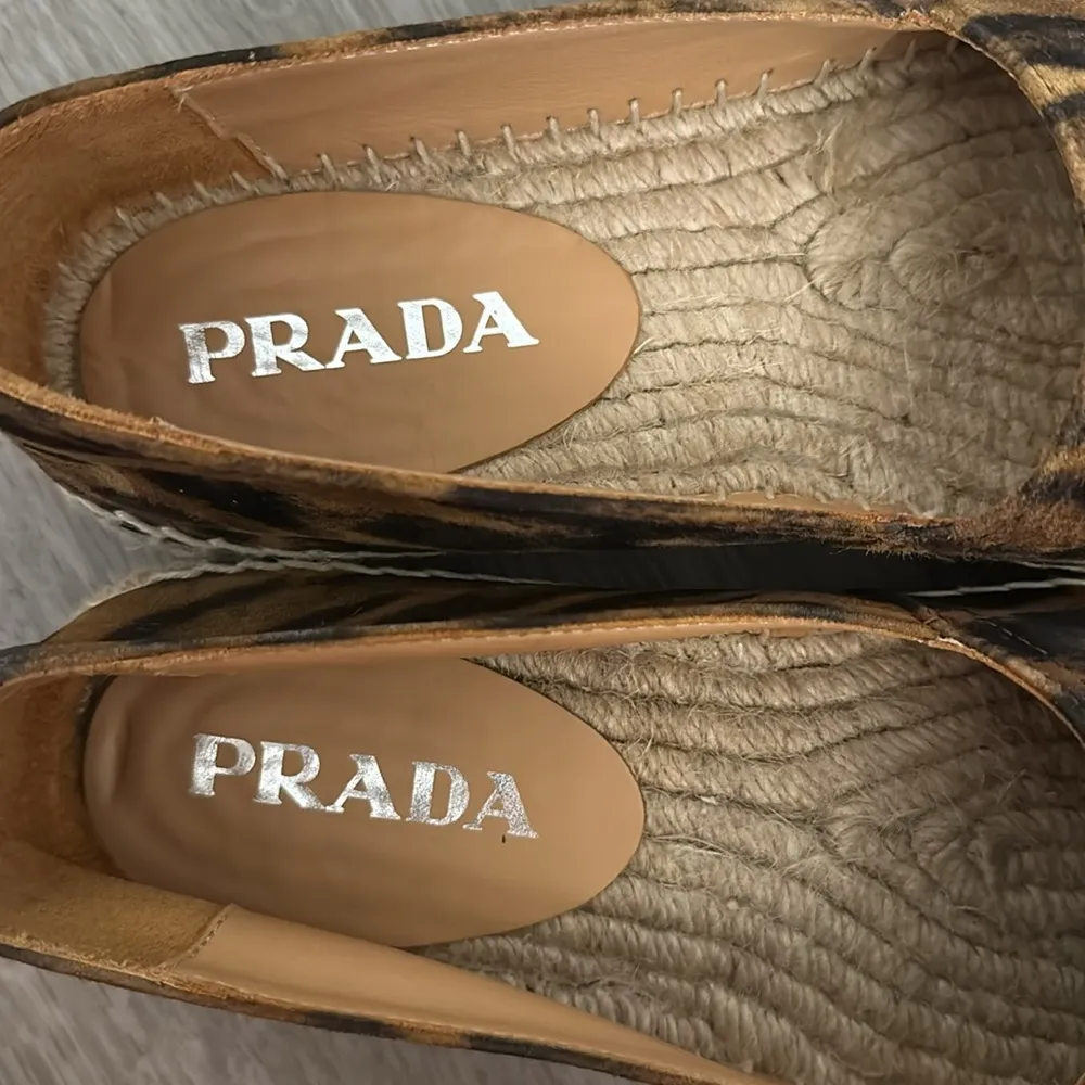 Leopard Print PRADA Espadrilles - Image 11