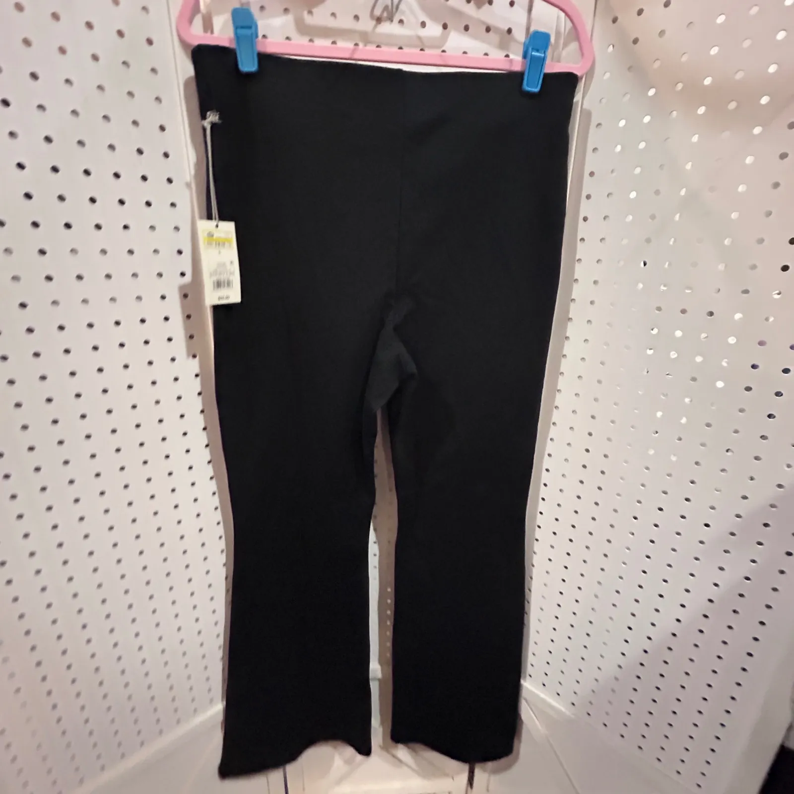 NWT A New Day Black Flare Leg Pants Womens Size L High Rise Elastic Waist - Image 9