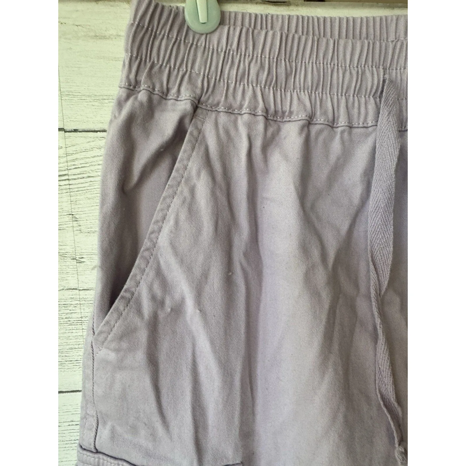 Refuge Jogger Women Size Large Relaxed Joggers Drawstring Light Purple - Image 2