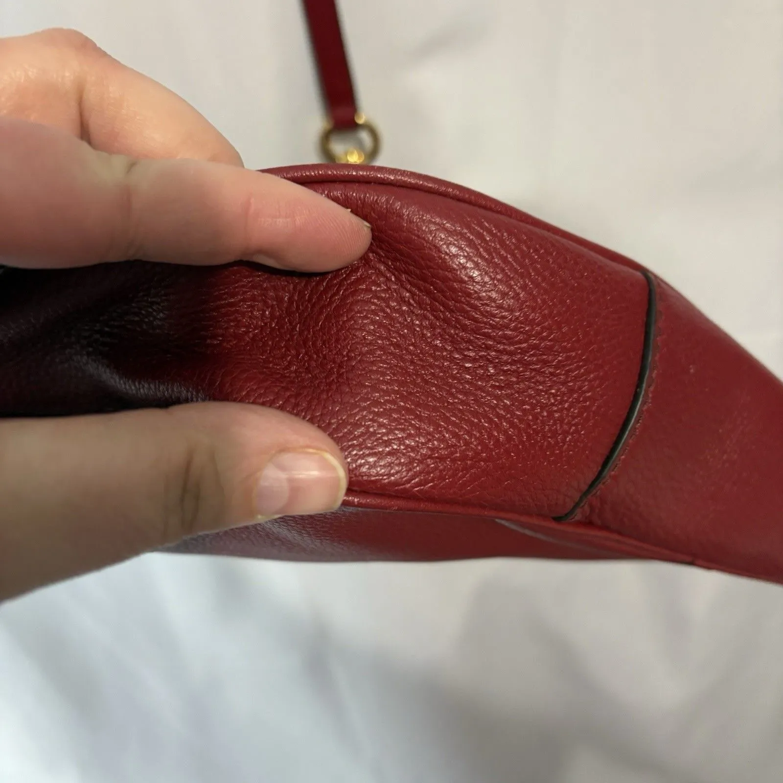 Marc Jacobs Empire City Red Leather Hobo Bag - Image 12