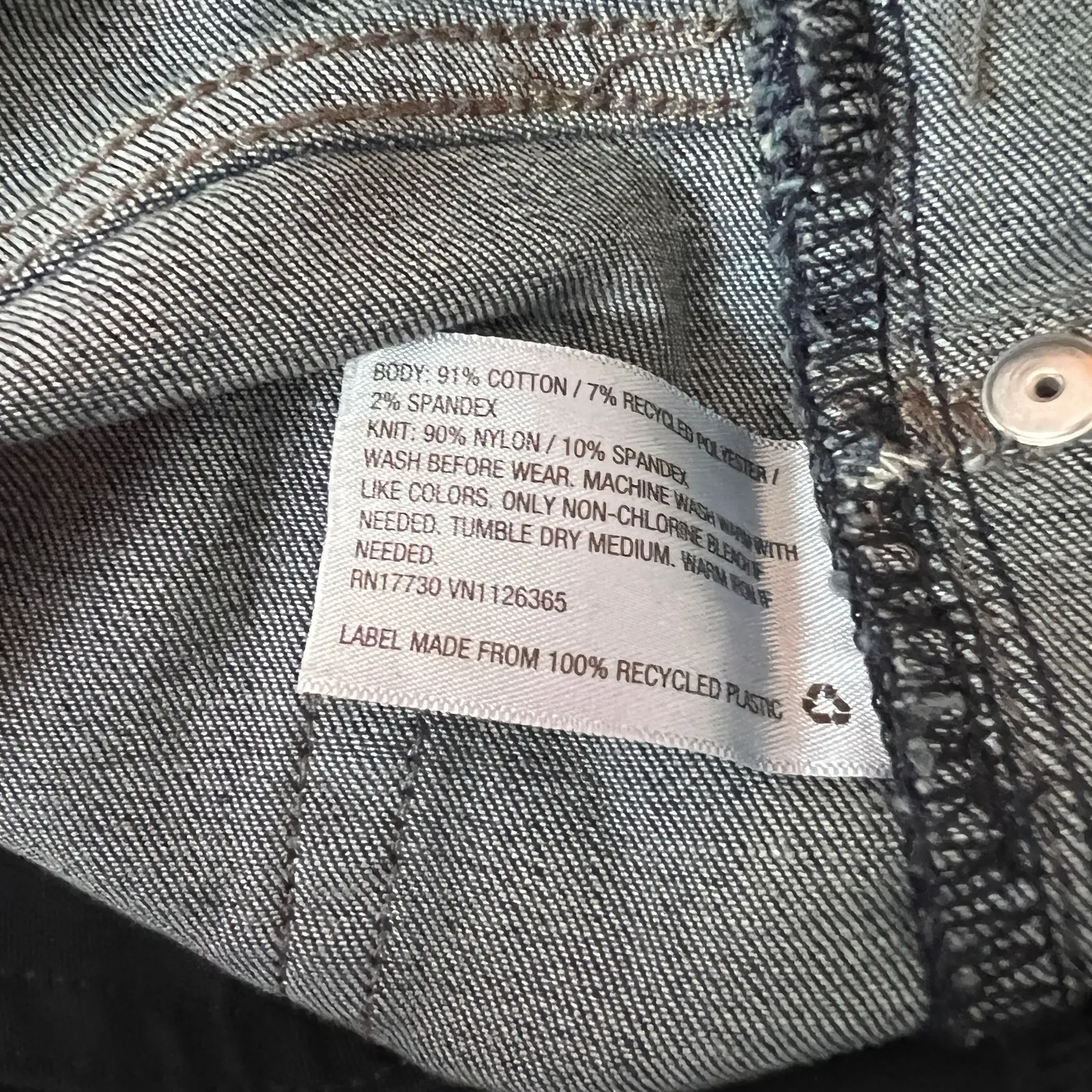 Isabel Maternity Crossover Panel Bermuda Jean Shorts - Image 5