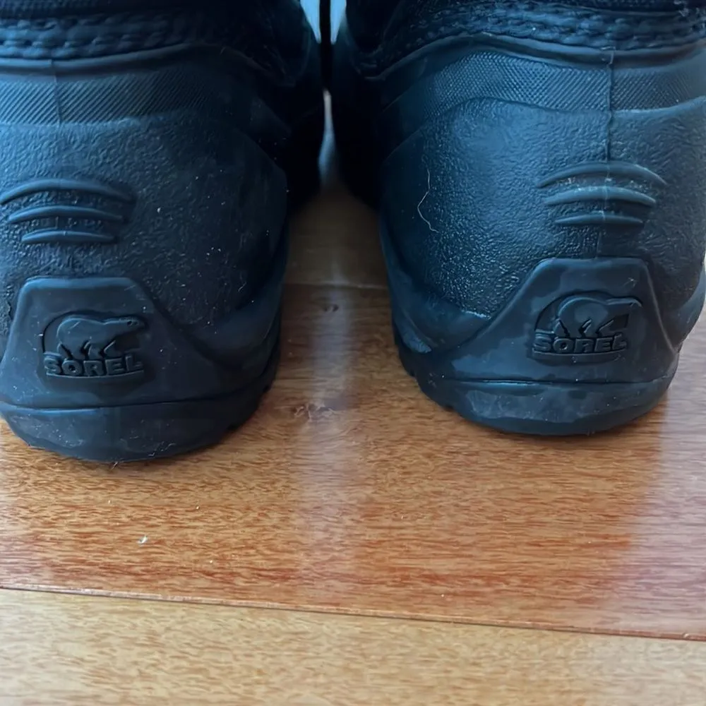 Sorel Black lace insulated waterproof winter boots size 6 - Image 5