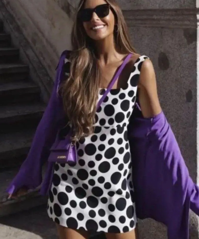 Zara polka dot mini dress LIMITED EDITION, Bloggers favorite!!! - Image 4